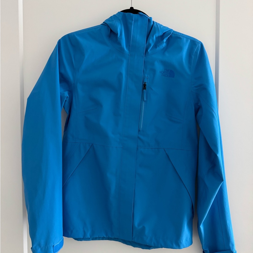 The North Face Blue and White Futurelight Jacket
